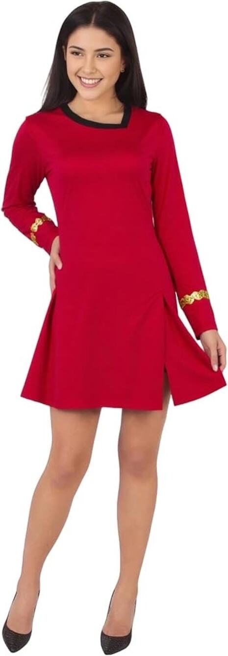 Starfleet Captain Officer Duty Dress for Women Halloween Dress Medium